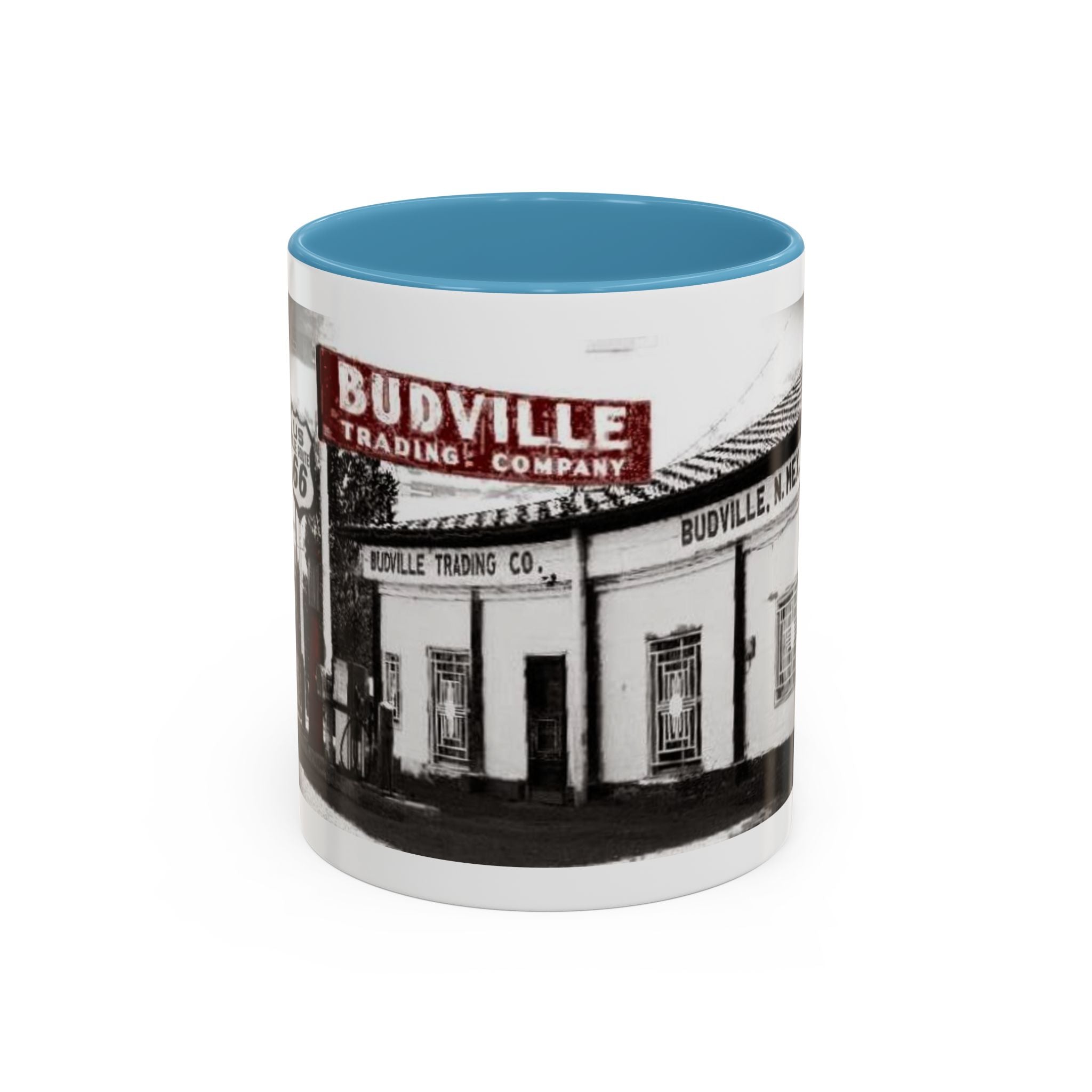 Budville Trading Co. Building Photo Mug | Accent Coffee Mug