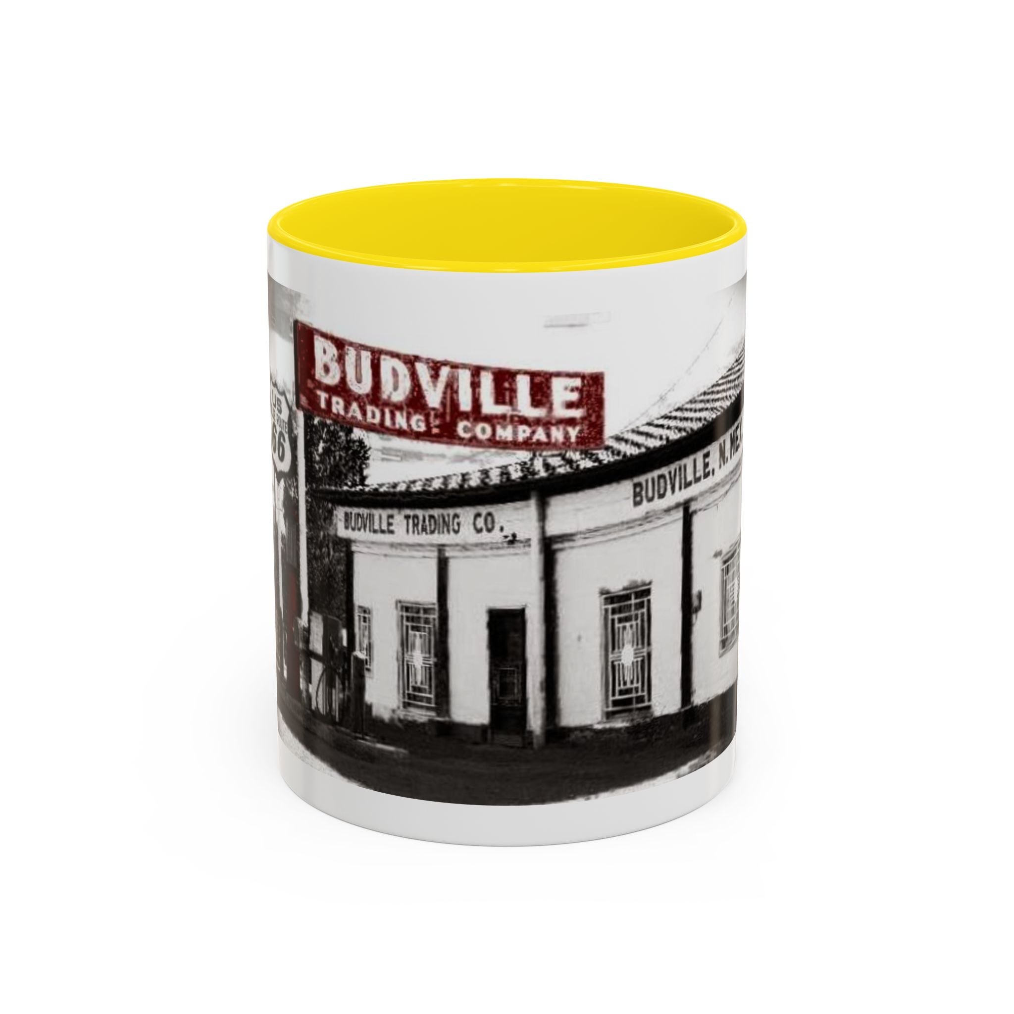 Budville Trading Co. Building Photo Mug | Accent Coffee Mug